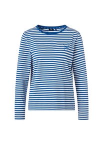 JOOP! Longsleeve JOOP "Longsleeve 58 JW242JE380 10011744 1er Pack", Damen, Gr. S, blau (blau, wei&szlig;), Obermaterial: 92% Baumwolle CO. 8% Elasthan EL., Shirts Longsleeve
