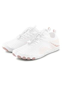 Sneaker Vivance "Slip-On-Sneaker", Damen, Gr. 42, bunt (wei&szlig;, rose), Obermaterial: 100% Textilmaterial. Decksohle: 100% Textilmaterial. Futter: 100% Textilmaterial. Laufsohle: 100% Synthetik, mehrfarbig, Basic, Schuhe Sneaker, mit flexibler Sohle, Freizeitschuh, Halbschuh VEGAN