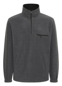 !Solid Strickpullover SOLID "Strickjacke SDMATZO", Herren, Gr. S, grau (forged iron), Obermaterial: 100% Polyester PES., Pullover Strickpullover