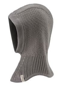 Schlupfm&uuml;tze Sterntaler "GOTS Strick-Schalm&uuml;tze", Kinder, Gr. 57, grau (mittelgrau), M&uuml;tzen Schlupfm&uuml;tze