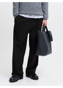 Jack & Jones Jogginghose JACK & JONES "JPSTBILL DIEGO JOGGER NOOS", Herren, Gr. L, N-Gr, schwarz, Web, Obermaterial: 65% Polyester, 28% Viskose, 7% Elasthan, unifarben, weit kn&ouml;chellang, Hosen Jogginghose