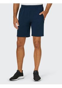 Shorts Joy Sportswear "LAURIN", Herren, Gr. 58, N-Gr, blau (marine), Sweatware, Obermaterial: 70% Baumwolle, 25% Polyester, 5% Elasthan, unifarben, Hosen Shorts