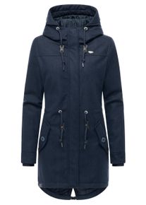 Wintermantel Ragwear "Wintermantel Ellba Coat A YOUMODO", Damen, Gr. 3XL, blau (navy), Obermaterial: 100% Polyester PES. Obermaterial: Futter: 100% Polyester PES. 100% Polyester PES., M&auml;ntel Wintermantel