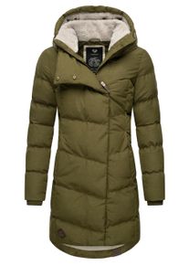 Wintermantel Ragwear "Wintermantel Pavla", Damen, Gr. 5XL, gr&uuml;n (light olive23), Obermaterial: 100% Polyester PES. Obermaterial: Futter: 100% Polyester PES. 100% Polyester PES., M&auml;ntel Wintermantel