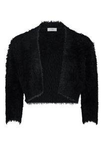 Bolero Vera Mont "Strickbolero mit Struktur", Damen, Gr. L, schwarz, Obermaterial: 70% Polyamid PA. 19% Viskose CV. 11% Polyester PES., Strickjacken Bolero