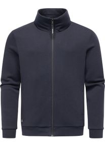 Sweatjacke Ragwear "Sweatjacke Jettrys", Herren, Gr. M, blau (navy), Obermaterial: 70% Baumwolle CO. 30% Polyester PES., Sweatjacken Sweatjacke