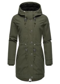 Parka Ragwear "Kurzmantel Canny Canvas", Damen, Gr. XXL, gr&uuml;n (schwarz olive), Obermaterial: 100% Polyester PES. Obermaterial: Futter: 100% Polyester PES. 100% Polyester PES., Jacken Parka