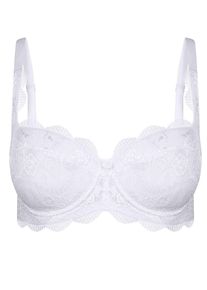 Dirndl-BH SuSa "Push up Dirndl BH Wiesn-Zauber", Damen, Gr. 90, Cup B, wei&szlig;, Spitze, Obermaterial: 59% Polyamid PA. 37% Baumwolle CO. 4% Elasthan EL., BHs Dirndl-BH
