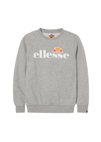 Sweatshirt Ellesse "Sweatshirt Suprios Sweatshirt Jnr", Jungen, Gr. 128-134, grau, Obermaterial: 80% Baumwolle CO. 20% Polyester PES., Sweatshirts Sweatshirt