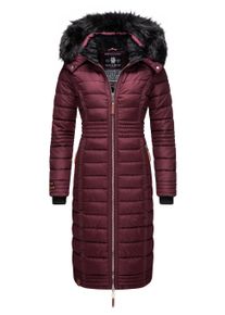 Wintermantel Navahoo "Wintermantel Umay", Damen, Gr. L, rot (wine), Obermaterial: 100% Polyester PES. Obermaterial: Futter: 100% Polyester PES. 100% Polyester PES., M&auml;ntel Wintermantel