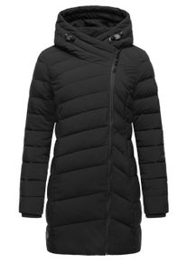 Wintermantel Ragwear "Wintermantel Teela", Damen, Gr. XL, schwarz, Obermaterial: 100% Polyester PES. Obermaterial: Futter: 100% Polyester PES. 100% Polyester PES., M&auml;ntel Wintermantel