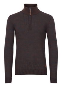 Troyer INDICODE "Troyer IDValero", Herren, Gr. XXL, blau (navy), Obermaterial: 100% Baumwolle CO., gemustert, normal, Rundhals, Pullover Troyer