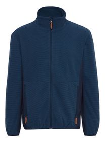 Fleecejacke North Bend "Fleecejacke NBHelgo", Herren, Gr. S, blau (navy blazer), Obermaterial: 100% Polyester PES., meliert, regular fit normal, Jacken Fleecejacke