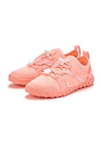 Sneaker Lascana "Slip-On-Sneaker", Damen, Gr. 36, rot (koralle, peach), Obermaterial: 80% Textilmaterial, 20% Lederimitat. Decksohle: 100% Textilmaterial. Futter: 100% Textilmaterial. Laufsohle: 100% Synthetik, unifarben, Basic, Schuhe Sneaker, Freizeitschuh, Halbschuh ultraleicht mit flexibler Sohle VEGAN