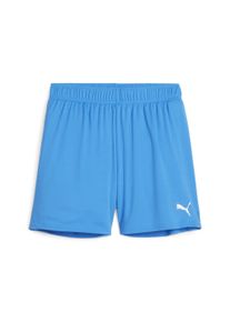 Trainingsshorts Puma "TEAMGOAL SHORTS WMNS", Damen, Gr. M, N-Gr, blau (electric blau lemonade, Puma wei&szlig;), Interlock, Obermaterial: 100% Polyester, unifarben, regular fit kniefrei, Hosen Trainingsshorts, aus Interlock-Material, kniefrei, sportlicher Stil