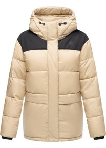 Anorak Ragwear "Steppjacke Wikesh", Damen, Gr. S, grau (taupe), Obermaterial: 100% Nylon NY. 100% Polyester PES. Obermaterial: Futter: 100% Polyester PES. 100% Polyester PES., Jacken Anorak