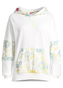 Kapuzenpullover SALZHAUT "Hoodie LEEVDE", Damen, Gr. L, wei&szlig; (sanftes wei&szlig;), Obermaterial: 100% Baumwolle CO., Pullover Kapuzenpullover