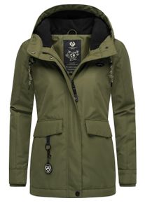 Wintermantel Ragwear "Winterjacke Jazmin Remake II Intl.", Damen, Gr. XS, gr&uuml;n (olive24), Obermaterial: 100% Polyester Pol. recyc.. Obermaterial: Futter: 100% Polyester Pol. recyc.. 100% Polyester PES., M&auml;ntel Wintermantel