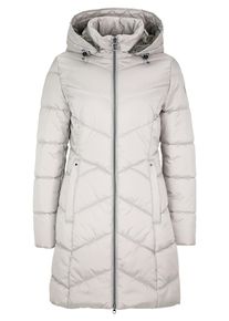 Outdoorjacke Betty Barclay "Outdoorjacke mit abnehmbarer Kapuze", Damen, Gr. 36, silber (silber cloud), Obermaterial: 88% Polyester PES. 12% Polyamid PA., Jacken Outdoorjacke