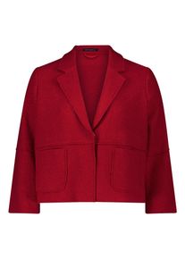 Jackenblazer Betty Barclay "Blazer-Jacke mit Reverskragen", Damen, Gr. 40, rot, Obermaterial: 60% Viskose CV. 40% Wolle WO., Blazer Jackenblazer