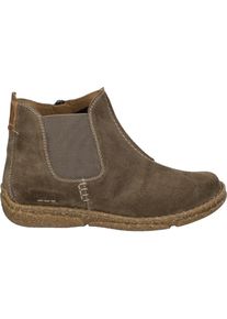 Stiefelette Josef Seibel "Neele 68, taupe", Damen, Gr. 39, grau (taupe), Obermaterial: 100% Rindsleder Leather cow., Schuhe Stiefelette