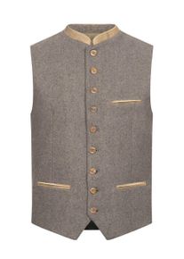 N&uuml;bler Trachtenweste N&Uuml;BLER "Trachten Gilet Gustl", Jungen, Gr. 56, grau, Obermaterial: 50% Polyester PES. 50% Viskose CV. 50% Polyester PES. 50% Viskose CV., Westen Trachtenweste