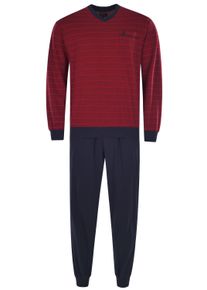 Schlafanzug Hajo "Pyjama", Herren, Gr. 3XL, rot, Obermaterial: 60% Baumwolle CO. 40% Polyester PES., Homewear-Sets Schlafanzug
