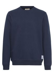 Longpullover Blend "Sweater BHMBHANDERS", Damen, Gr. XL, blau (marineblaus), Obermaterial: 60% Baumwolle CO. 40% Polyester PES., Pullover Longpullover