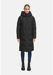 Winterjacke Marikoo "Marikoo Chumanii Damen Herbst Winter Steppmantel Parka lang N057", Damen, Gr. M, schwarz, Obermaterial: 100% Polyester PES., Jacken Winterjacke