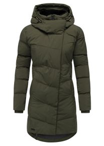 Wintermantel Ragwear "Wintermantel Pavla Soft YOUMODO", Damen, Gr. 3XL, gr&uuml;n (schwarz olive), Obermaterial: 100% Polyester PES. Obermaterial: Futter: 100% Polyester PES. 100% Polyester PES., M&auml;ntel Wintermantel