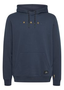 !Solid Kapuzenpullover SOLID "Hoodie SDDarcio", Herren, Gr. L, blau (insignia blau), Obermaterial: 60% Baumwolle CO. 40% Polyester PES., unifarben, normal, ohne Ausschnitt, Pullover Kapuzenpullover