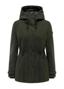 Kurzmantel Navahoo "Kurzmantel L&auml;chelstern 14", Damen, Gr. XXL, gr&uuml;n (schwarz olive), Obermaterial: 100% Polyester PES. Obermaterial: Futter: 100% Polyester PES., M&auml;ntel Kurzmantel