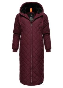 Steppmantel Ragwear "Steppmantel Niran", Damen, Gr. S, rot (wine rot), Obermaterial: 100% Polyester PES. Obermaterial: Futter: 100% Polyester PES. 100% Polyester PES., M&auml;ntel Steppmantel