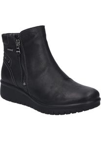 Stiefelette Josef Seibel "Calais 95, schwarz", Damen, Gr. 39, schwarz, Obermaterial: 100% Rindsleder Leather cow., Schuhe Stiefelette