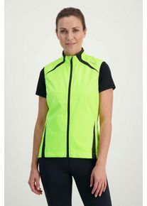 Funktionsweste CMP, Damen, Gr. 44, gelb fluo, Obermaterial: 100% Polyester, Westen Funktionsweste, mit reflektierenden Details, sportlicher Stil