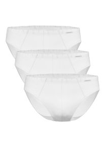 Slip Ammann "Slip Cotton & More Mini Slip 3P 3er Pack", Herren, Gr. XXL, wei&szlig;, Obermaterial: 57% Modal CMD. 35% Baumwolle CO. 8% Elasthan EL., Unterhosen Slip