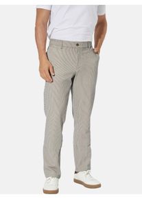 Anzughose Babista "Hose HERIN", Herren, Gr. 64, N-Gr, beige (beige gestreift), Obermaterial: 77% Baumwolle CO. 18% Polyamid ECONYL PA ECONYL. 5% Elasthan EL., Hosen Anzughose