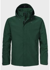 Sch&ouml;ffel Outdoorjacke SCH&Ouml;FFEL "Jacket Gmund M", Herren, Gr. 56, gr&uuml;n (6965, gr&uuml;n), Oberstoff: Aussenseite: 100% Polyester; (Membran: Polyurethan); Futter Rumpf oben: 100% Polyester, regular fit, hoch geschlossener Ausschnitt, Jacken Outdoorjacke