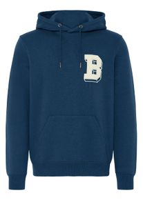 Kapuzenpullover Blend "Hoodie BHBader", Herren, Gr. M, blau (marineblaus), Obermaterial: 60% Baumwolle CO. 40% Polyester PES., Pullover Kapuzenpullover