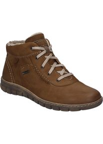 Stiefelette Josef Seibel "Steffi 53, cognac-kombi", Damen, Gr. 39, braun (cognac, kombi), Obermaterial: 100% Rindsleder Leather cow., Schuhe Stiefelette