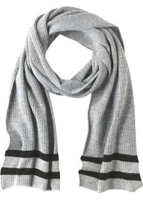 Strickschal Jan Vanderstorm "Schal HEISKA", Herren, Gr. 1, grau, Obermaterial: 50% Polyacryl PAN. 50% Polyester COOLMAX PES(Coolmax)., Modet&uuml;cher Strickschal