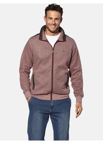Sweatjacke Babista "Sweatjacke FENDORO", Herren, Gr. XL, rot (dunkelrot), Obermaterial: 100% Baumwolle CO., Sweatjacken Sweatjacke