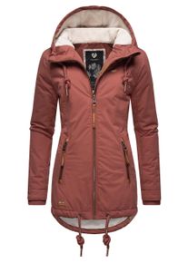 Winterjacke Ragwear "Winterjacke Zuzka Winter", Damen, Gr. 3XL, rot (terracotta22), Obermaterial: 100% Polyester PES. Obermaterial: Futter: 100% Polyester PES. 100% Polyester PES., Jacken Winterjacke