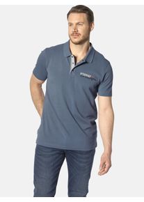 Poloshirt Jan Vanderstorm "Poloshirt JAKOV", Herren, Gr. 5XL, blau, Obermaterial: 100% Baumwolle CO., Shirts Poloshirt