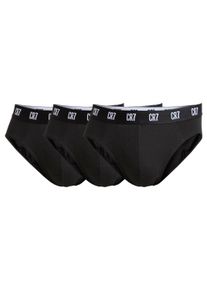 Slip CR7 "Slip CR7 Basic, Slip, 3-pack 3er Pack", Herren, Gr. XL, schwarz, Obermaterial: 95% Baumwolle CO. 5% Elasthan EL., Unterhosen Slip