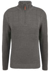 Troyer Blend "Troyer BHOstuta", Herren, Gr. S, grau (charcoal mix), Grobstrick, Obermaterial: 100% Polyacryl PAN., unifarben, normal, ohne Ausschnitt, Pullover Troyer