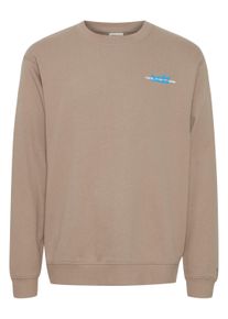 !Solid Longpullover SOLID "Sweatshirt SDEmanuel", Herren, Gr. S, beige (desert taupe), Obermaterial: 100% Baumwolle CO., Sweatshirts Longpullover