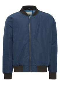 Bomberjacke Blend "Bomberjacke BHOuterwear", Herren, Gr. S, blau (marineblaus), Obermaterial: 77% Baumwolle CO. 23% Polyester PES., regular fit, Jacken Bomberjacke
