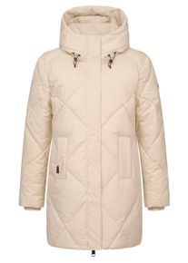 Steppmantel Ragwear "Steppmantel Diamanta", Damen, Gr. S, beige (ecru), Obermaterial: 100% Polyester PES. Obermaterial: Futter: 100% Polyester PES. 100% Polyester PES., M&auml;ntel Steppmantel
