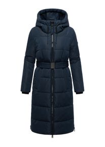 Steppmantel Navahoo "Steppmantel Herbstnebel 14", Damen, Gr. XS, blau (navy), Obermaterial: 100% Polyester PES. Obermaterial: Futter: 100% Polyester PES. 100% Polyester PES., M&auml;ntel Steppmantel